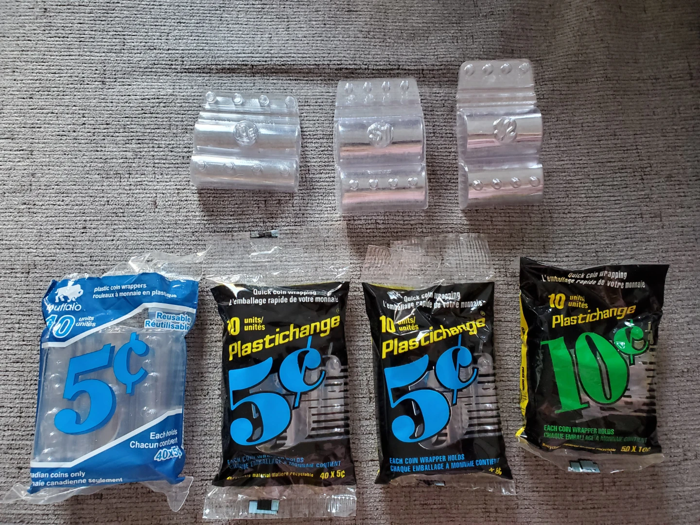 Assorted Coin Wrappers