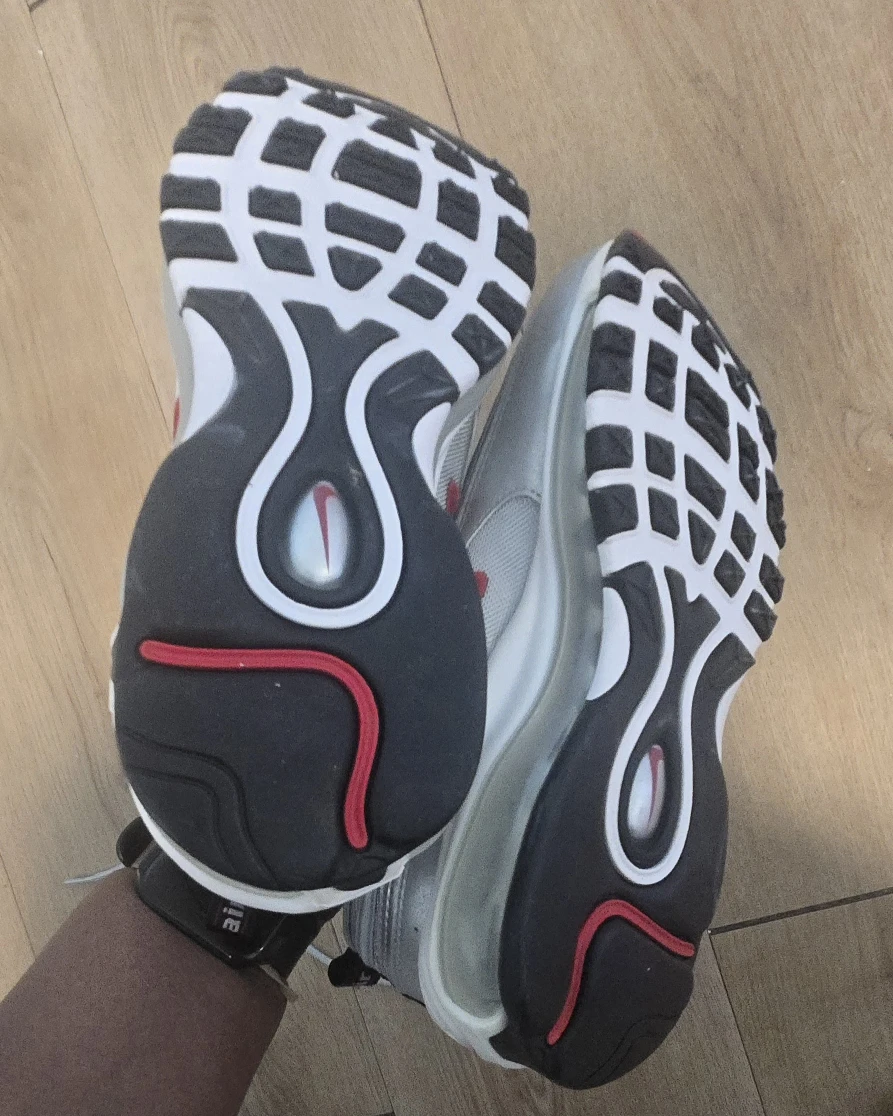 Nike Air Max 97 Silver Running Shoes - photo 2