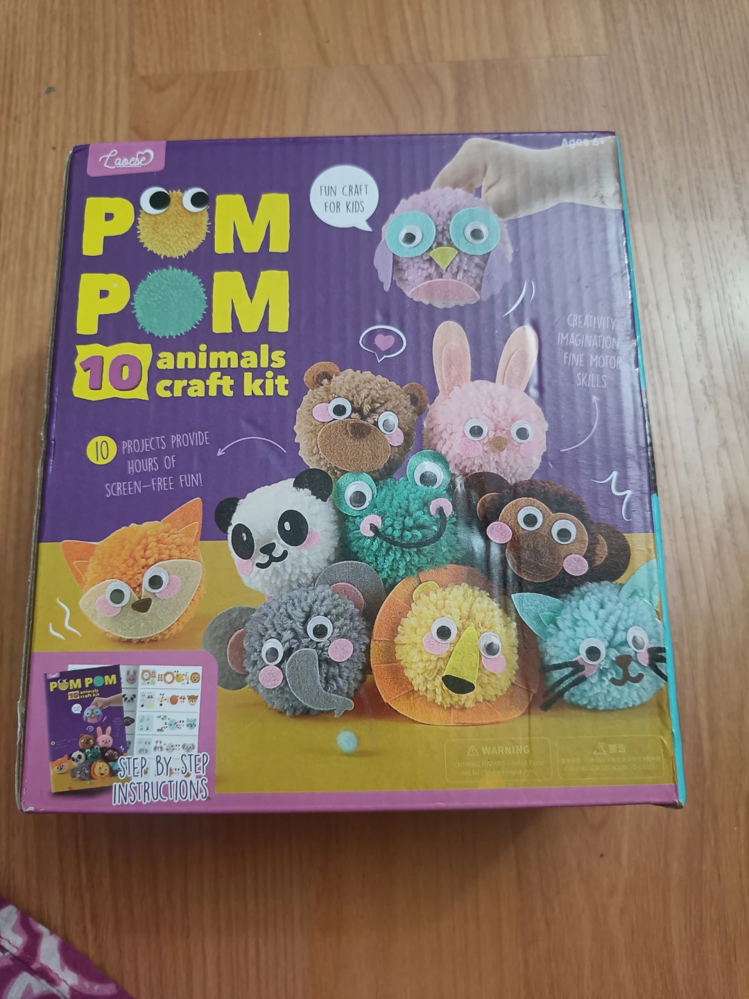 Pom Pom 10 Animals Craft Kit
