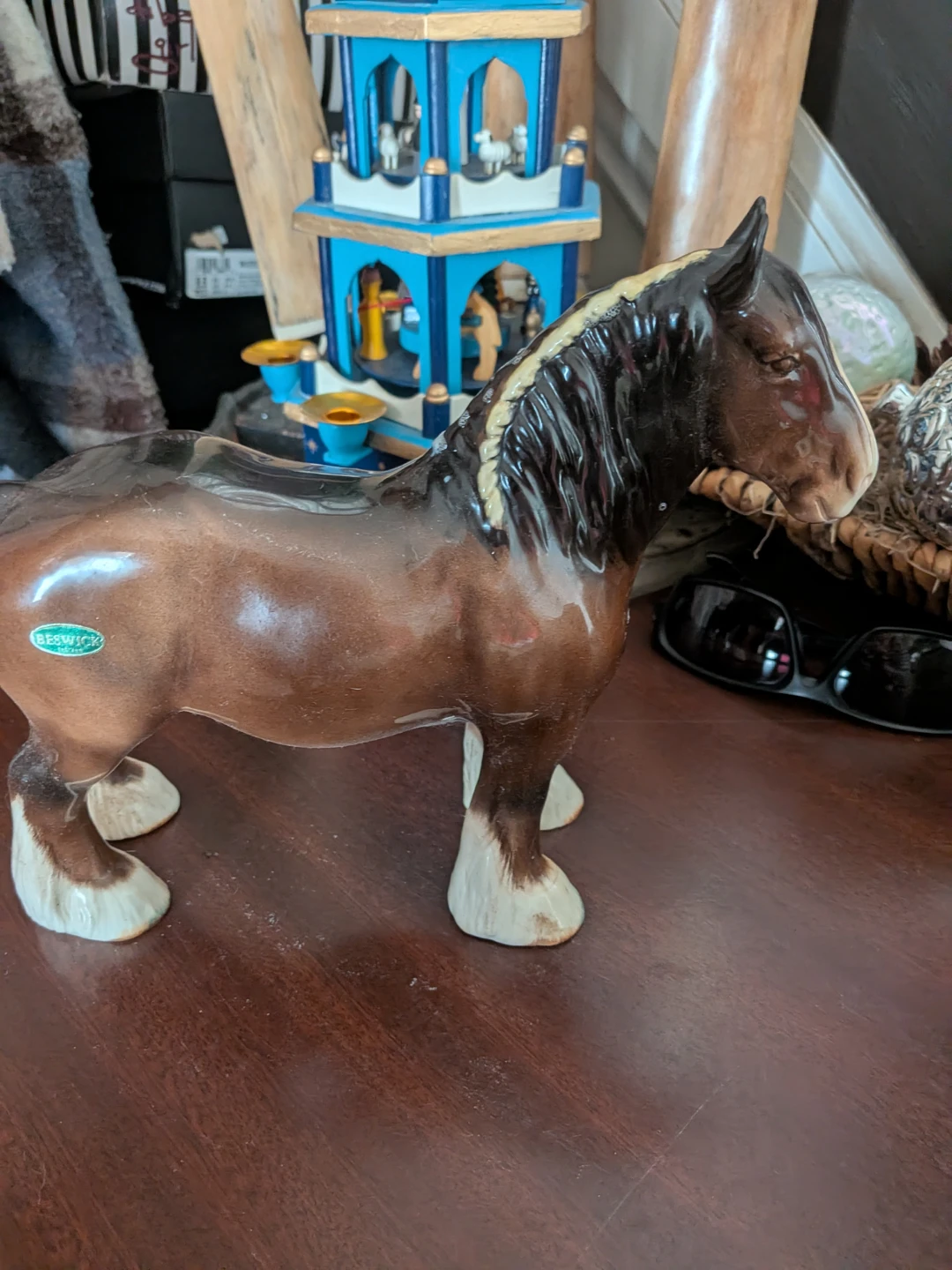 Beswick Shire Horse Figurine