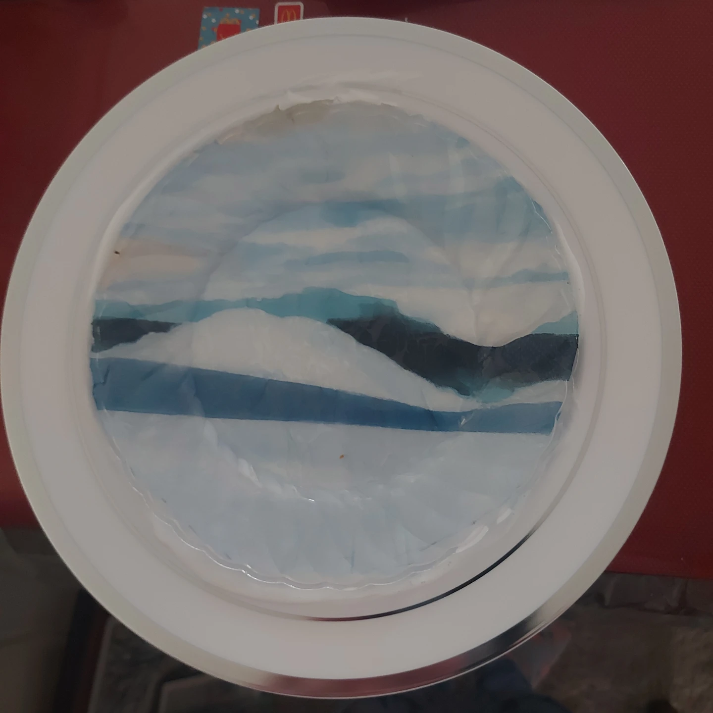 Decorative Plate with Landscape Scene