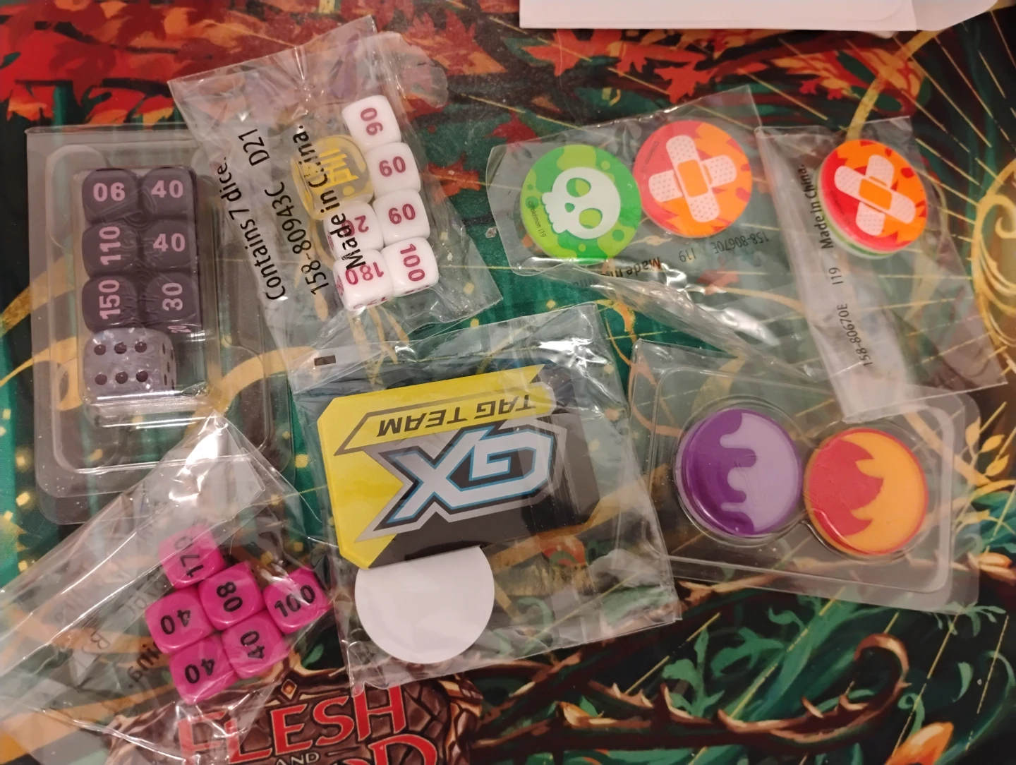 Pokémon TCG Dice and damage counter 🥕