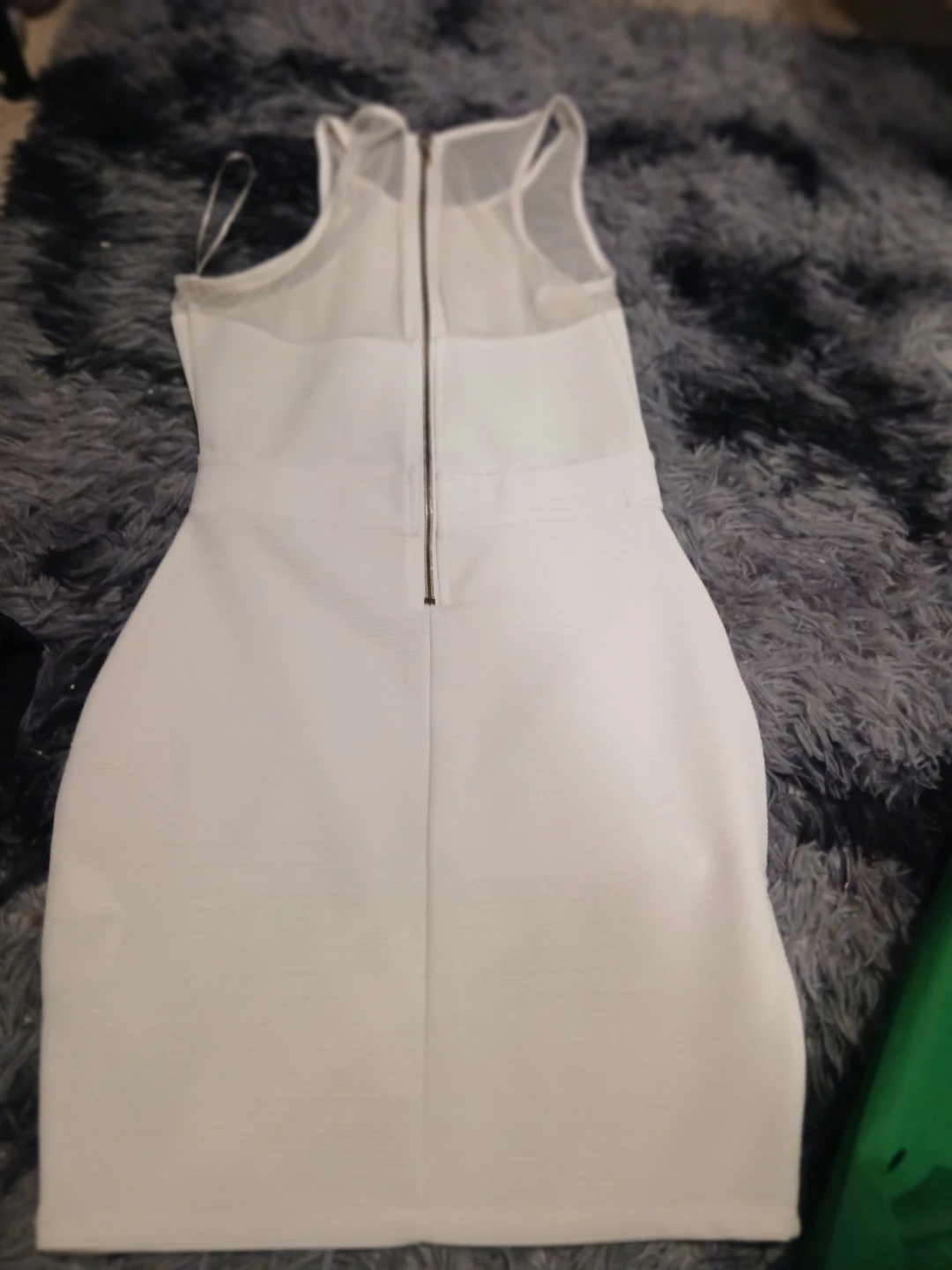Streetwear Society White Mesh Tank Dress - Size S - photo 4