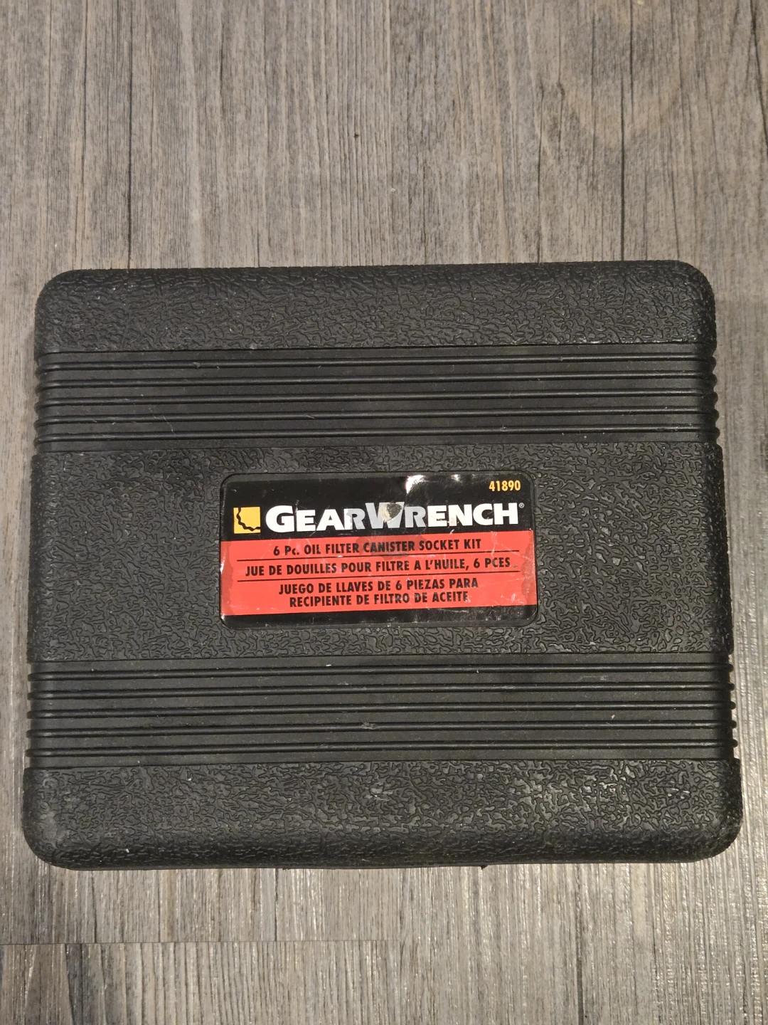 GEARWRENCH 6 Pc. Oil Filter Canister Socket Kit