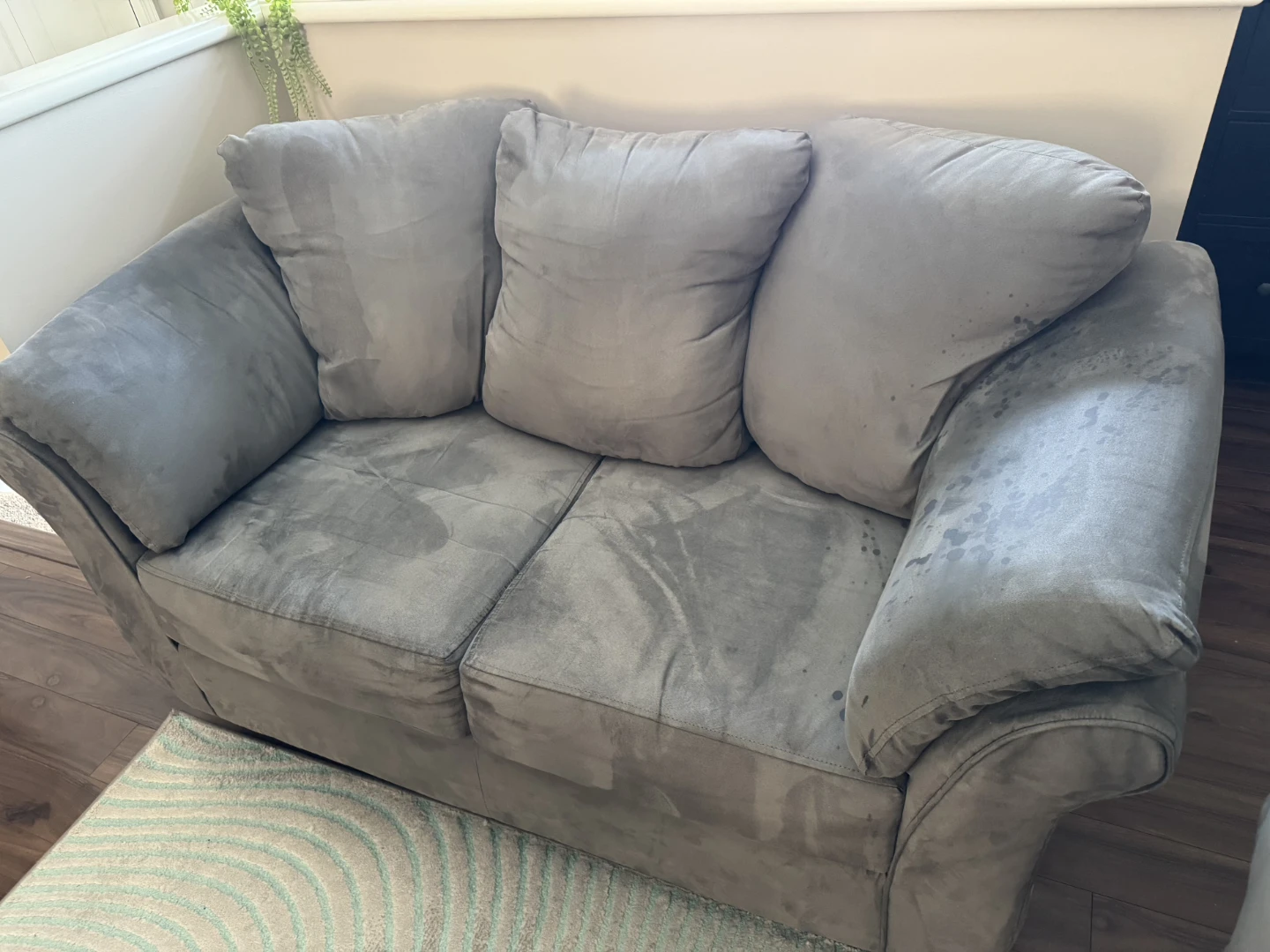 Grey Fabric Sectional 2 pieces - photo 2