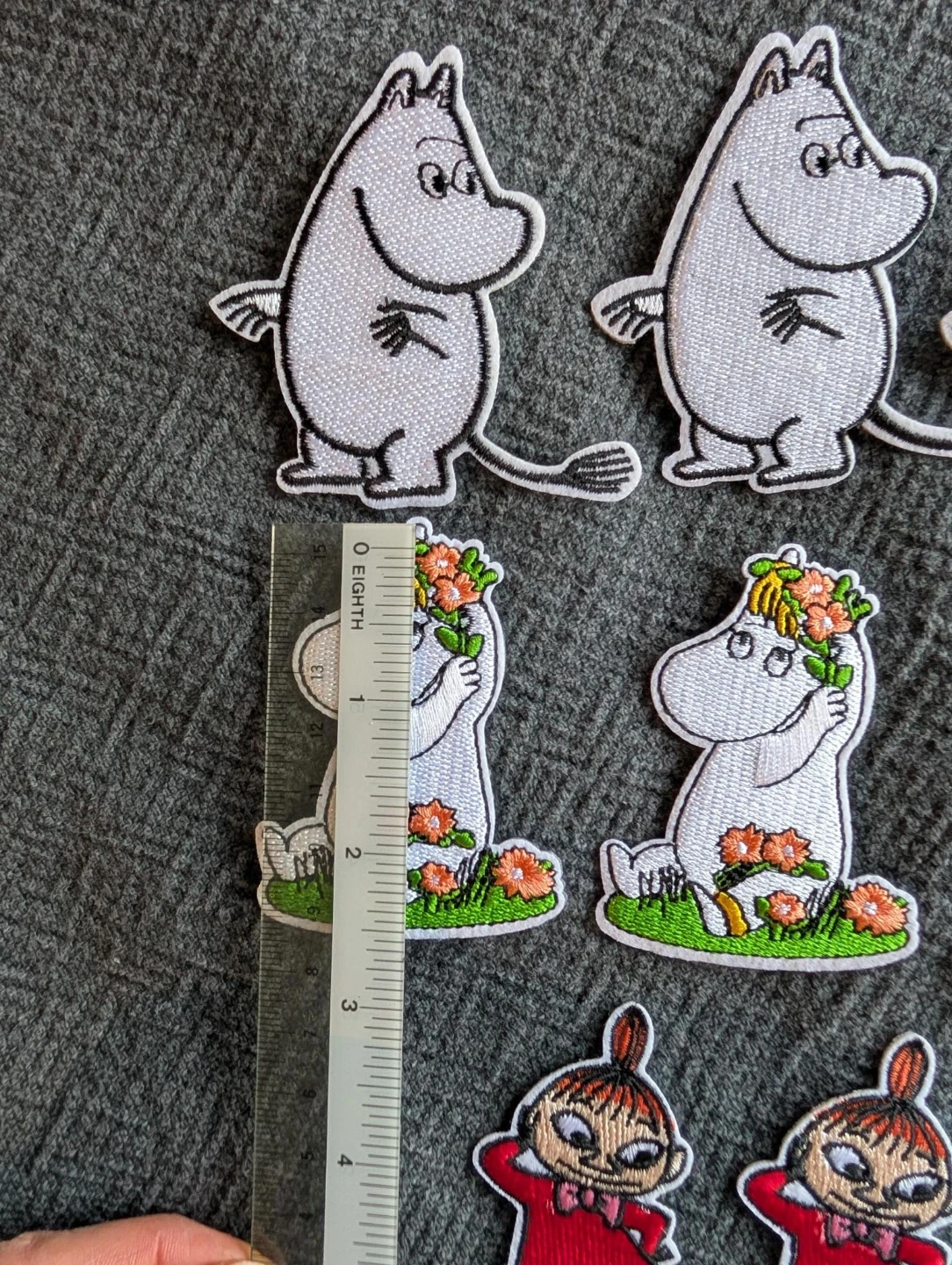 Moomin embroidered patches Snorkmaiden little My Moominvalley - photo 3