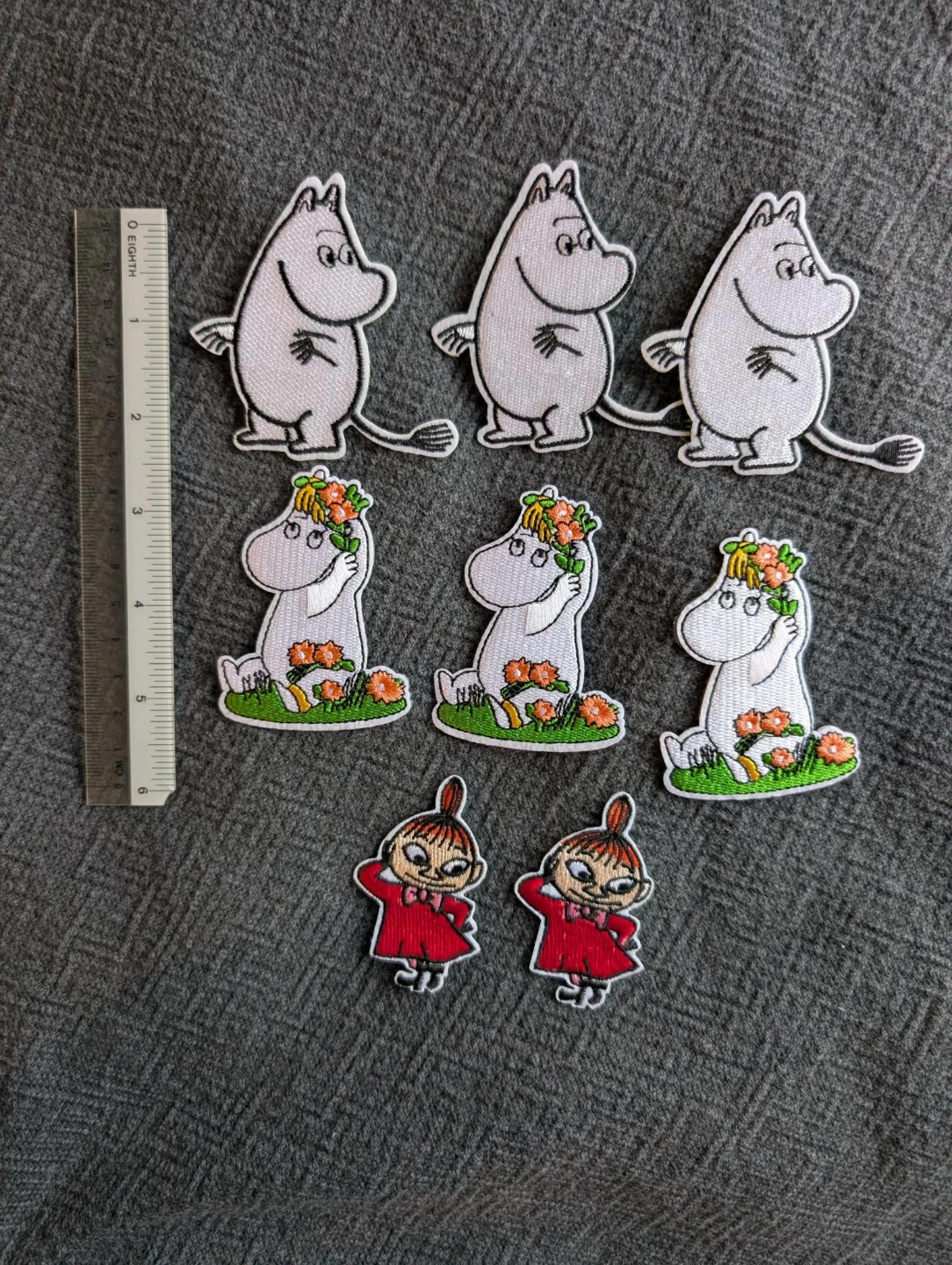 Moomin embroidered patches Snorkmaiden little My Moominvalley - photo 4