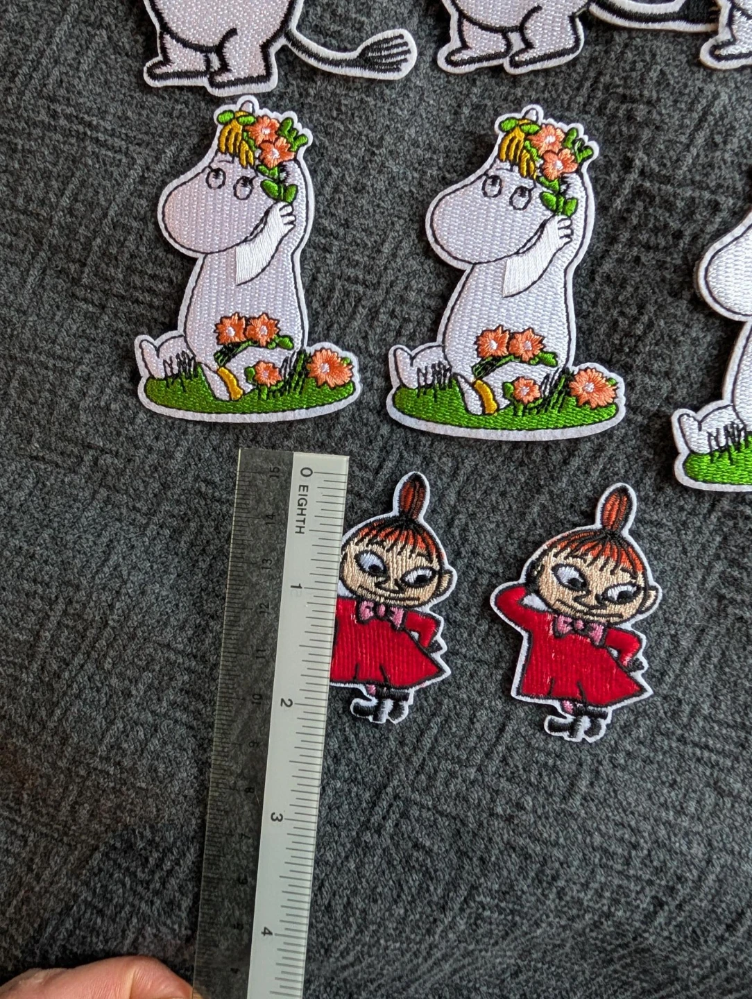 Moomin embroidered patches Snorkmaiden little My Moominvalley - photo 5