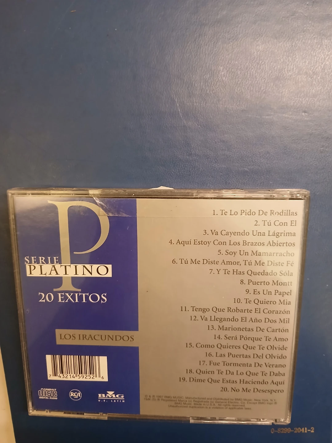 Los Iracundos Serie Platino 20 Exitos CD - photo 2