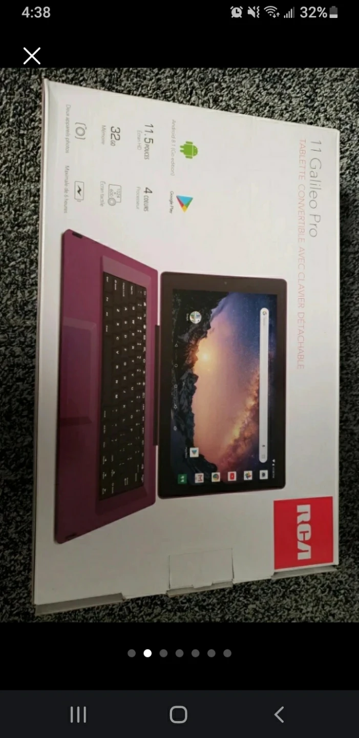 RCA 11 Galileo Pro Laptop Tablet with Detachable Keyboard