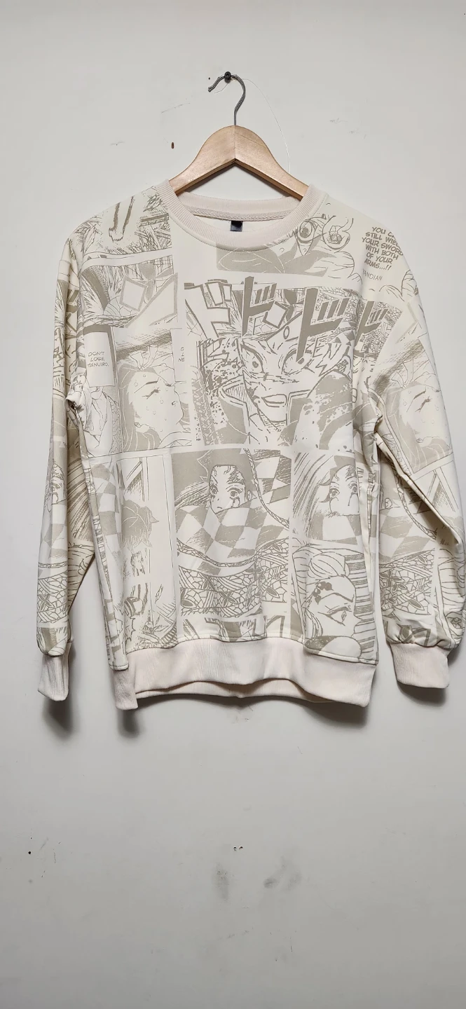 New dragon ball Z Graphic Print Crewneck Sweater