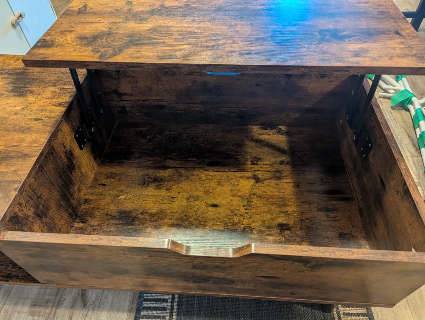 Lift Top Coffee Table with Storage - photo 2