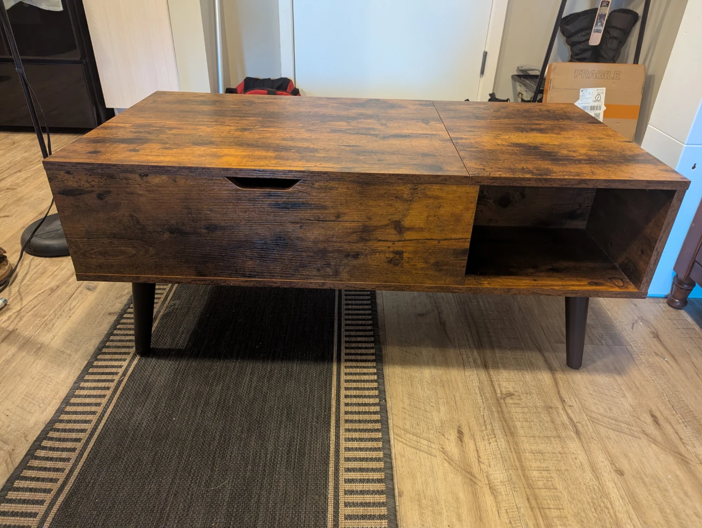 Lift Top Coffee Table with Storage - photo 3