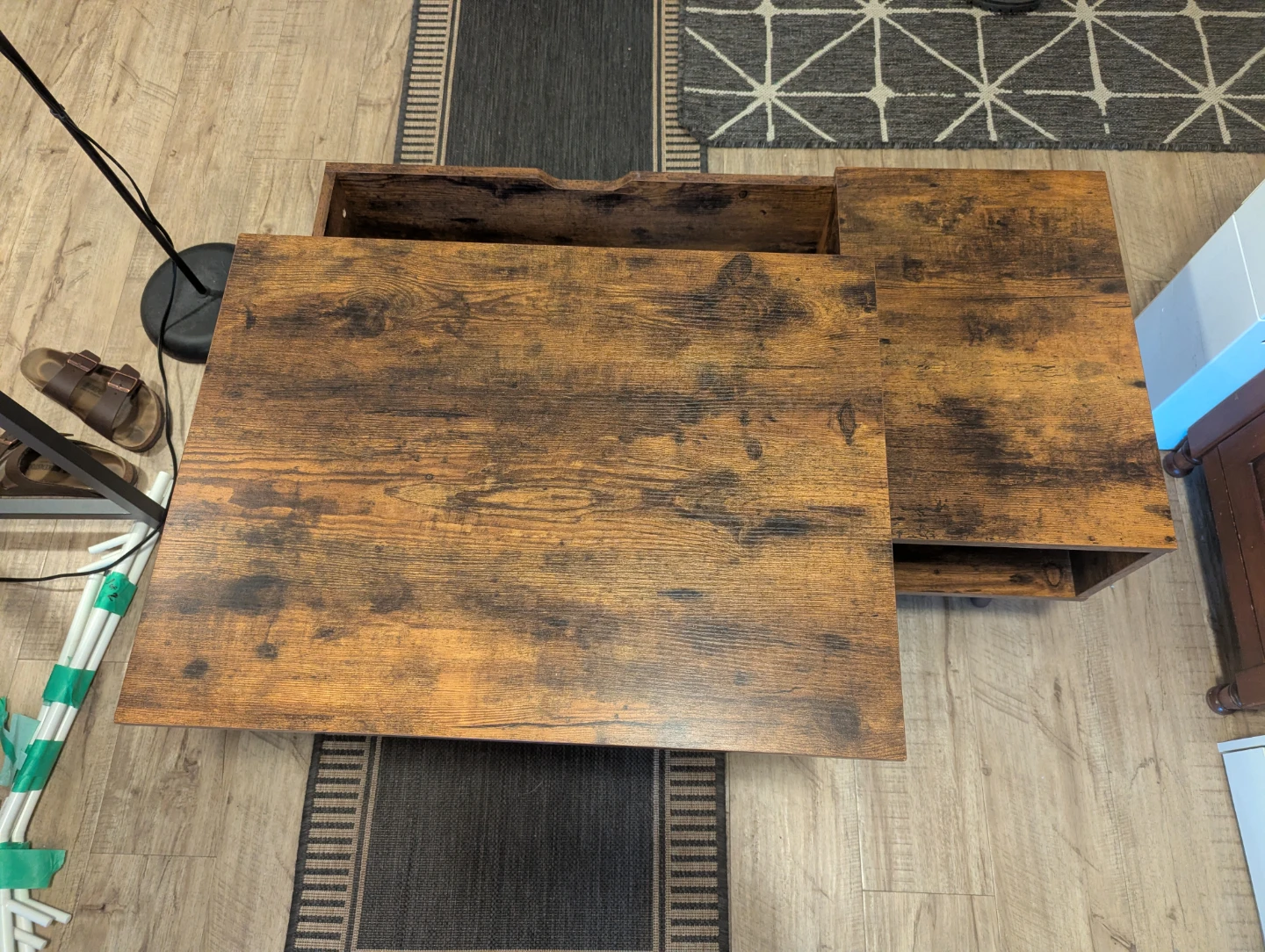 Lift Top Coffee Table with Storage - photo 5