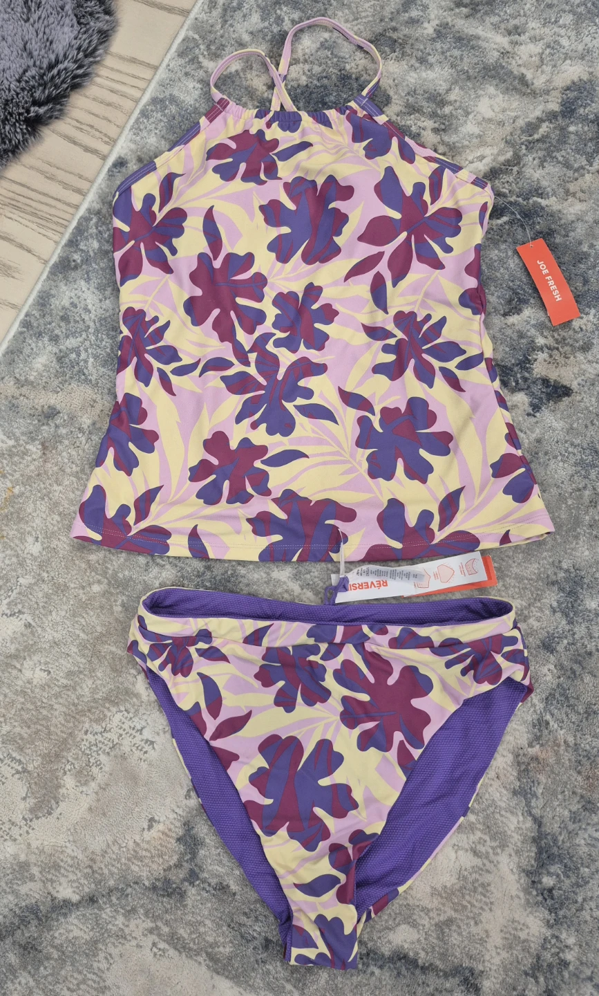 Joe Fresh Floral Swimsuit - Size Medium