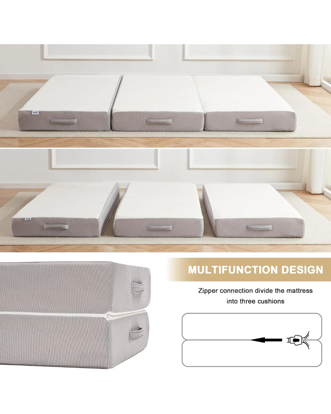 LAZYIZI Tri-Fold Mattress - photo 2