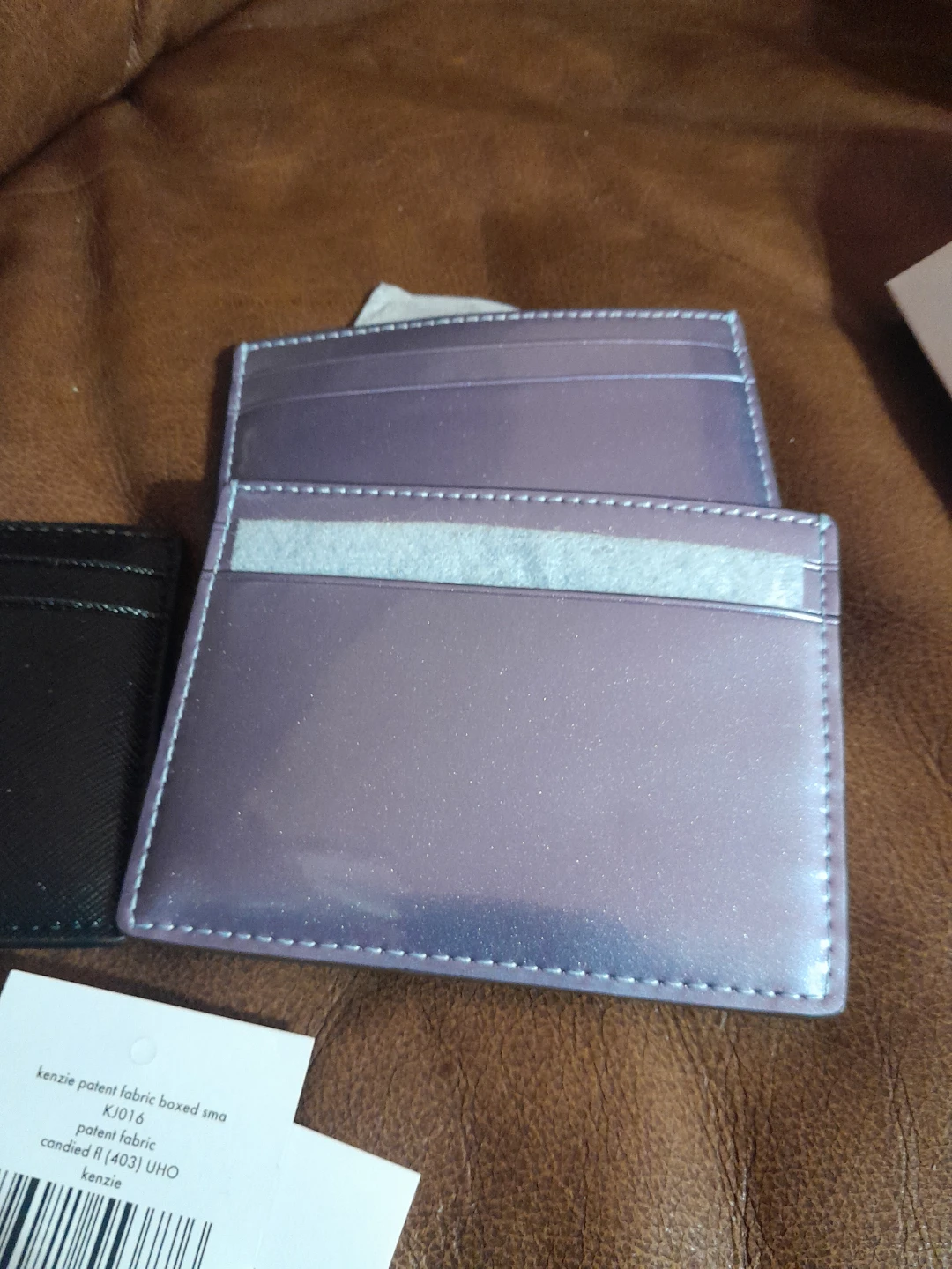 Kate Spade Card Holder Set - Black & Iridescent