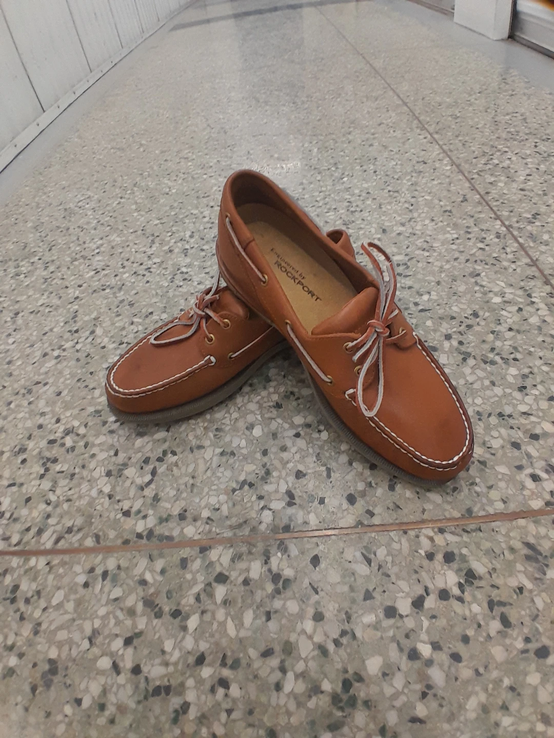 Loafers  Leather  Shoes Original Rockport  Size 10 - photo 4