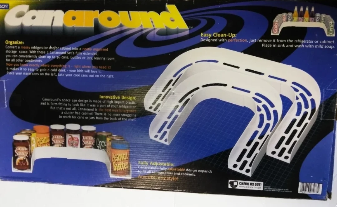 Canaround  Can, Bottle & Jar Storage System – 2 Sets - photo 4