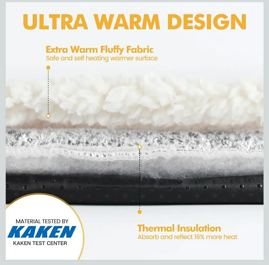 Self Warming Cat Bed Self Heating Cat Dog Mat 24 x 18 inch ... - photo 2