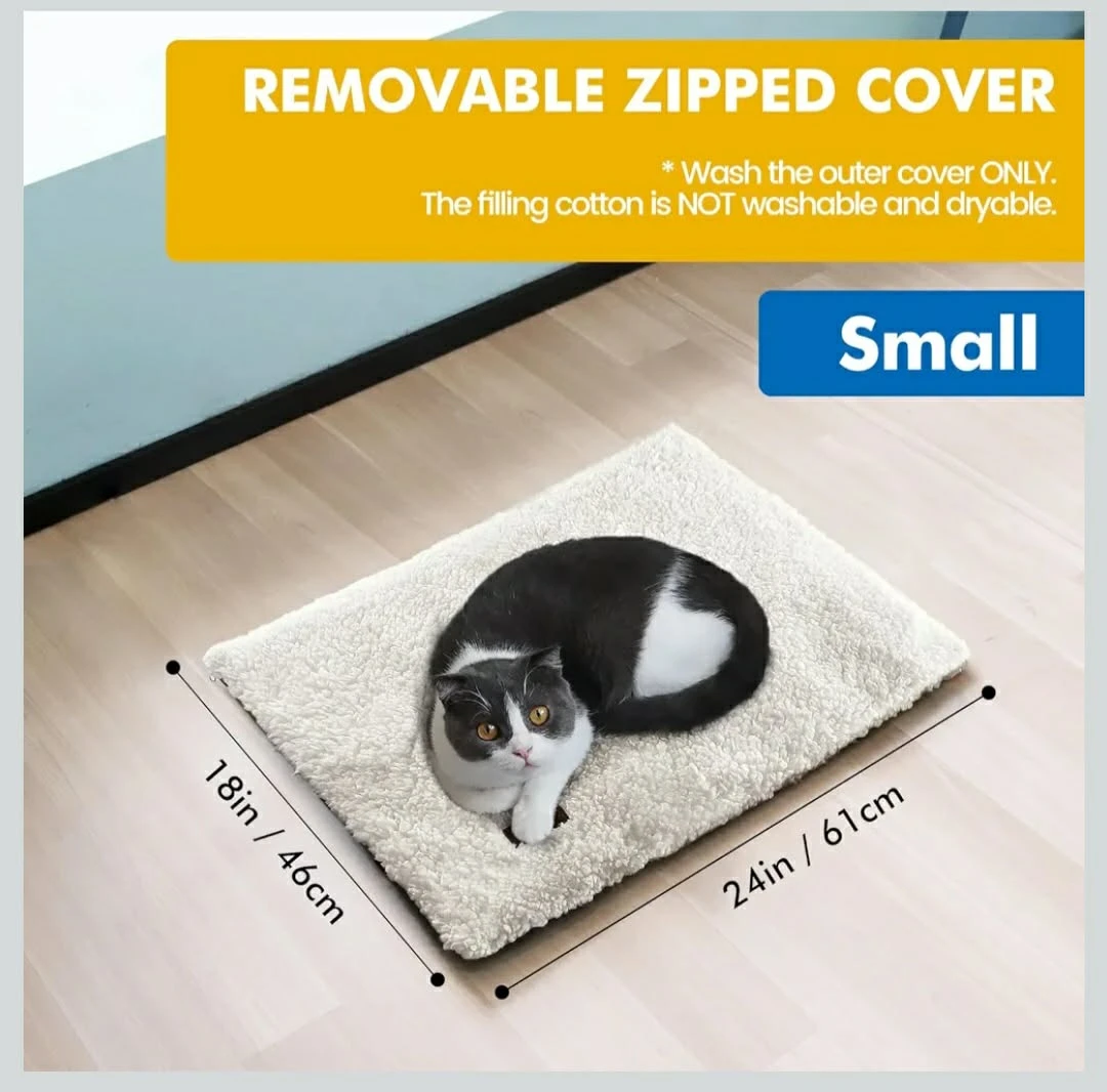 Self Warming Cat Bed Self Heating Cat Dog Mat 24 x 18 inch ... - photo 3