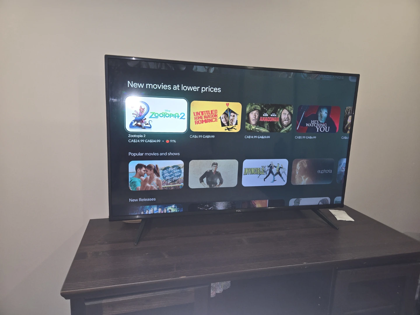 TCL 50" Smart TV