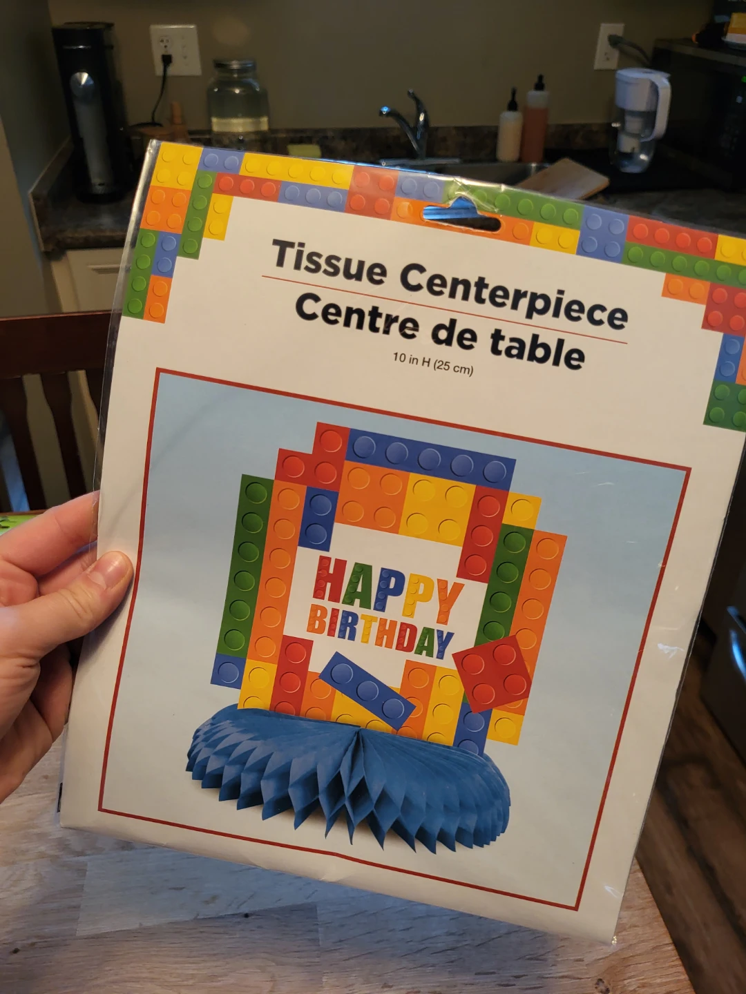 Happy Birthday Tissue Centerpiece