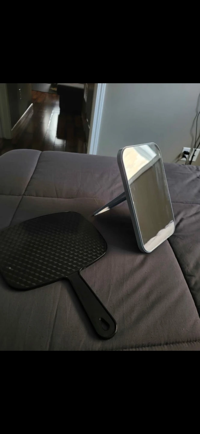 Handheld Mirror and Compact Vanity Mirror Set - photo 3