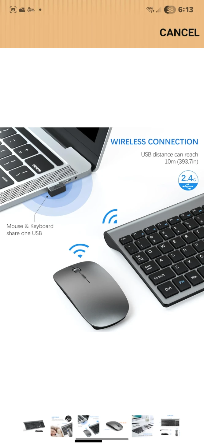 Wireless Keyboard and Mouse Combo - photo 4