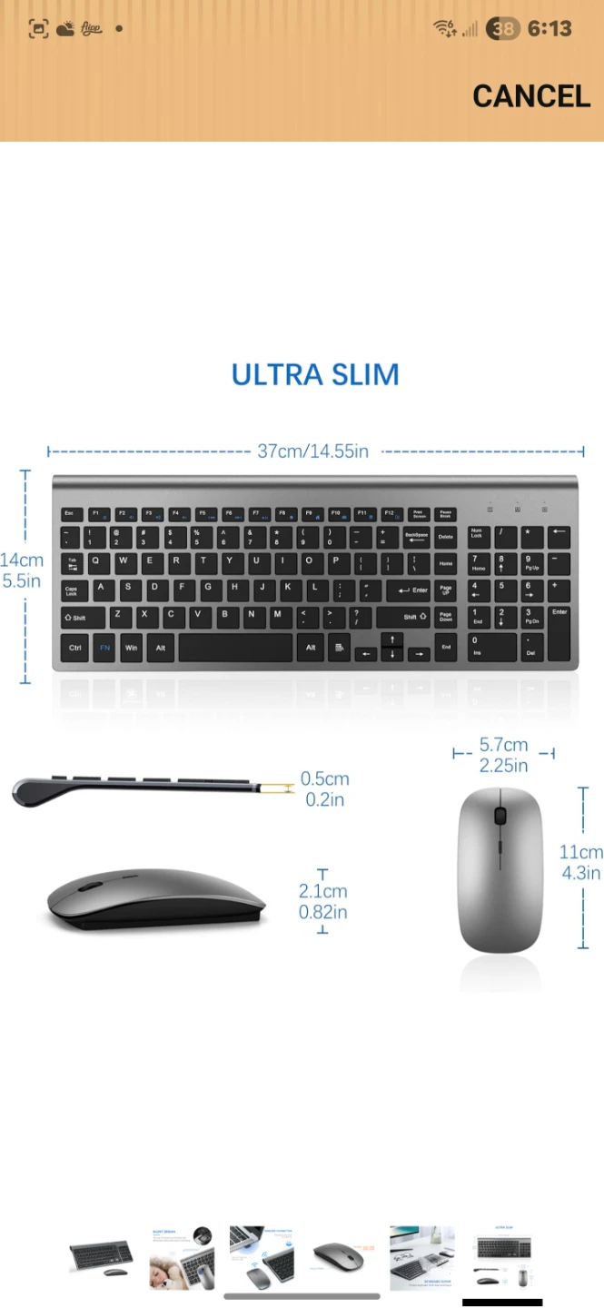 Wireless Keyboard and Mouse Combo - photo 5