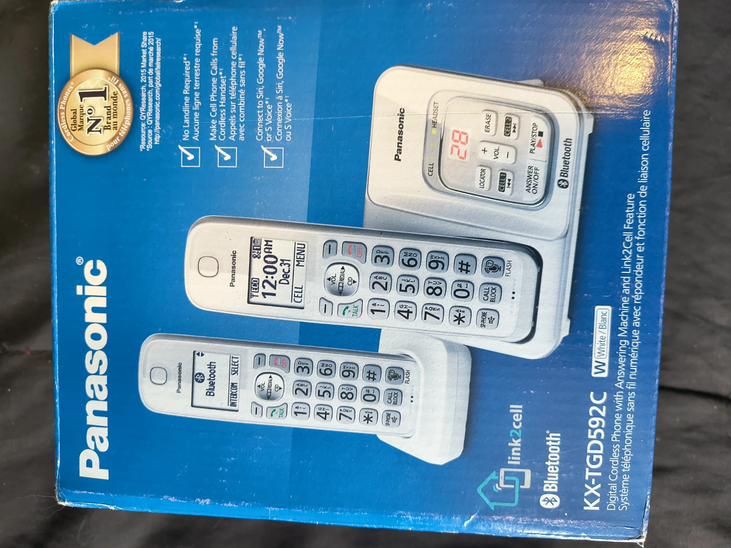 Panasonic KX-TGC383 Cordless Phone with Answering System