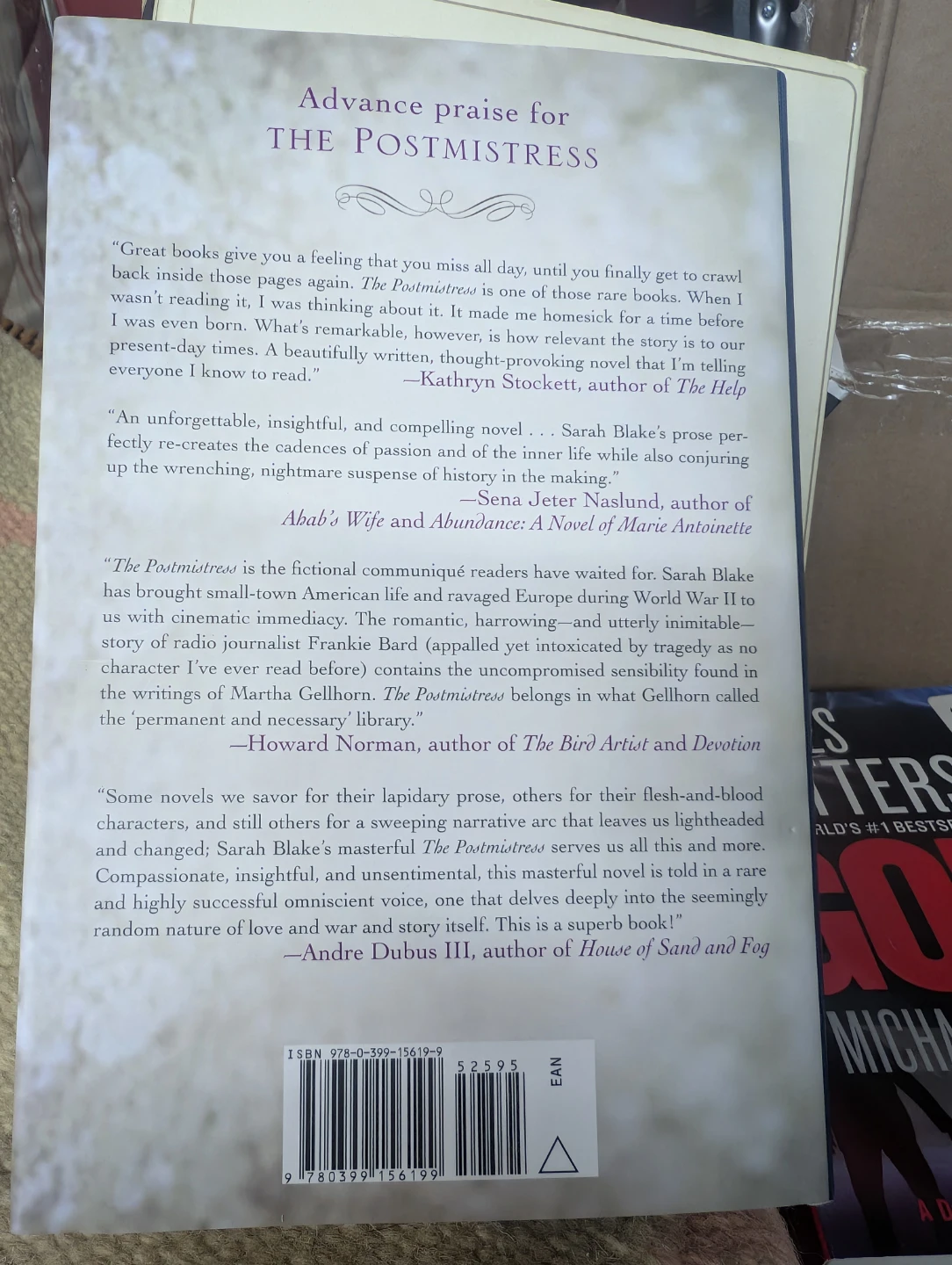 The Postmistress: A Novel by Sarah Blake - photo 2