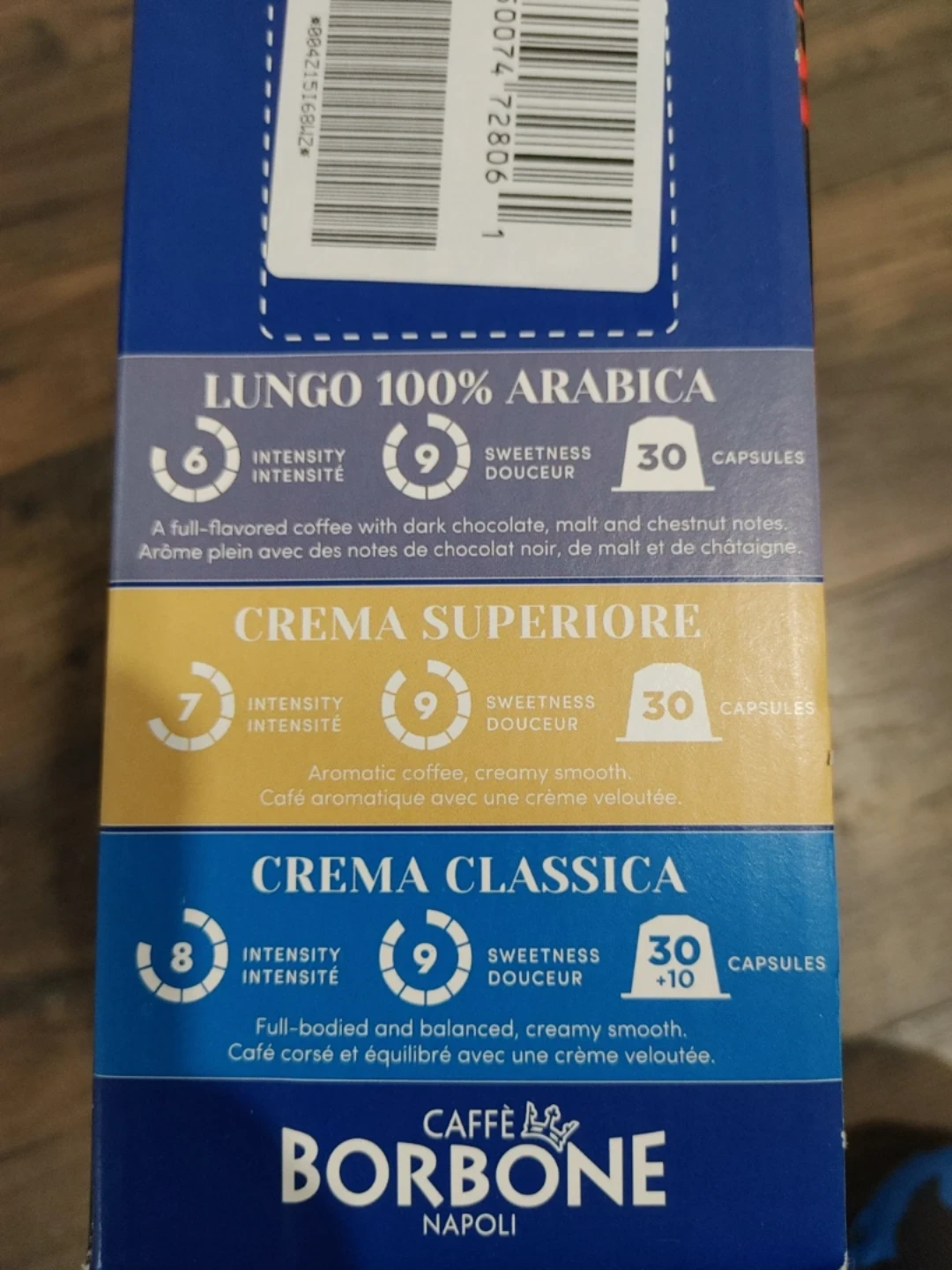 🧡CAFE BORBONE NESPRESSO 100 PODS NEW SEALED BOX - photo 4
