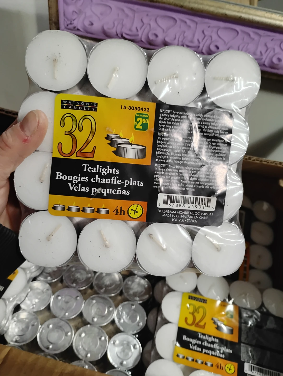 Watson's Candles 32-Pack Tealights