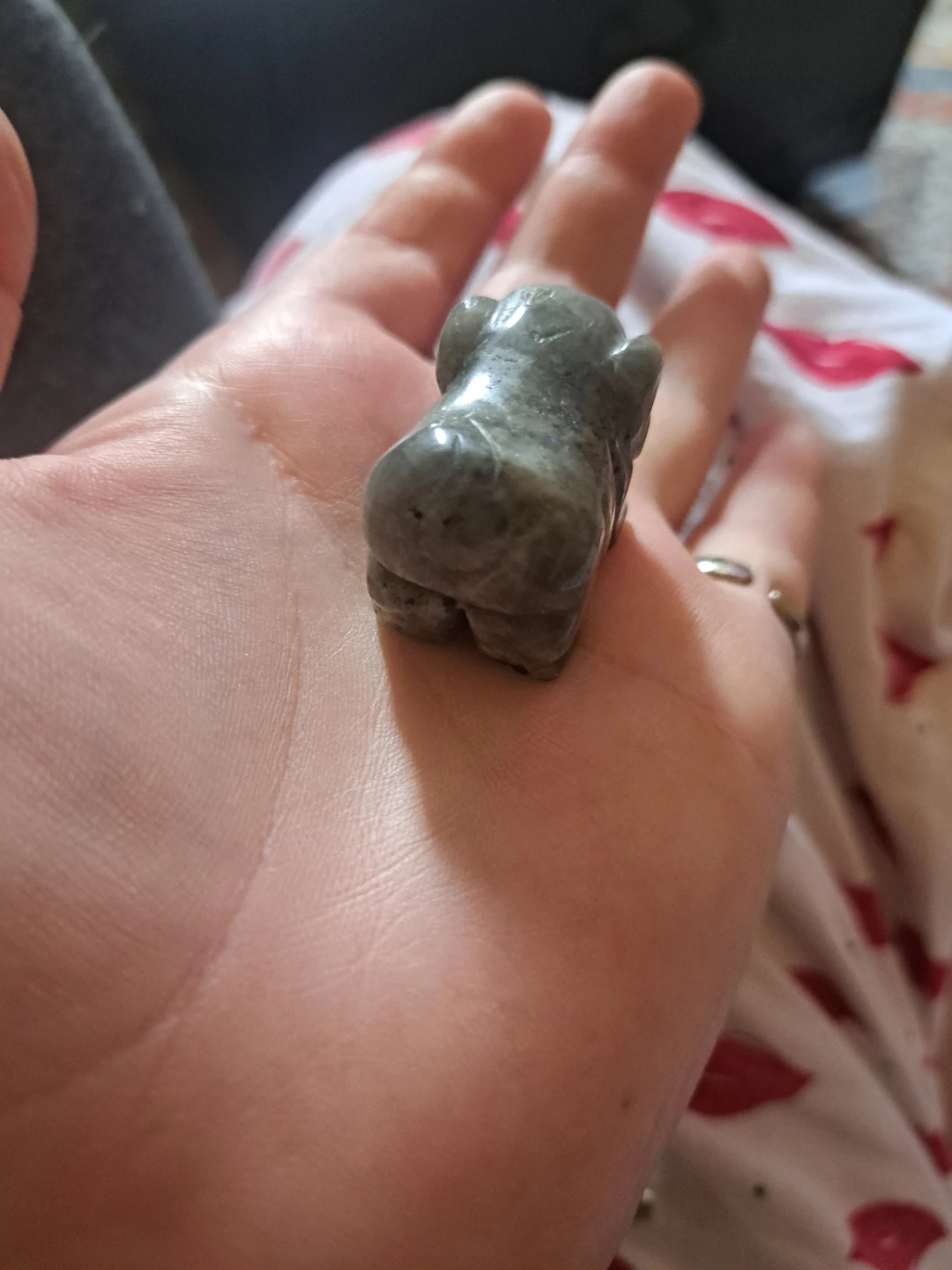 Carved Labradorite Animal Figurine - photo 2