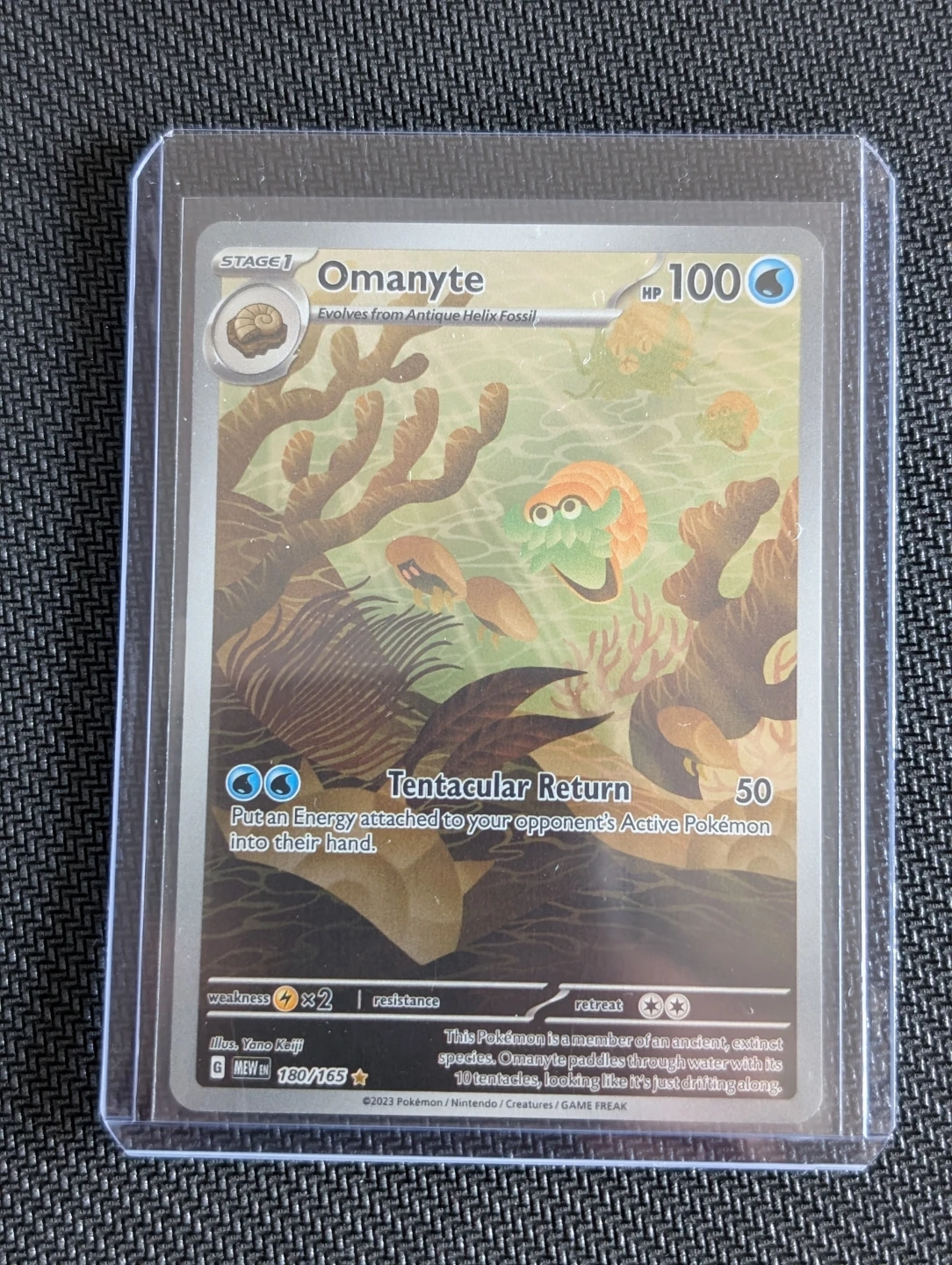 Omanyte Scarlet & Violet 151 IR 180/165 - Pokemon - photo 5