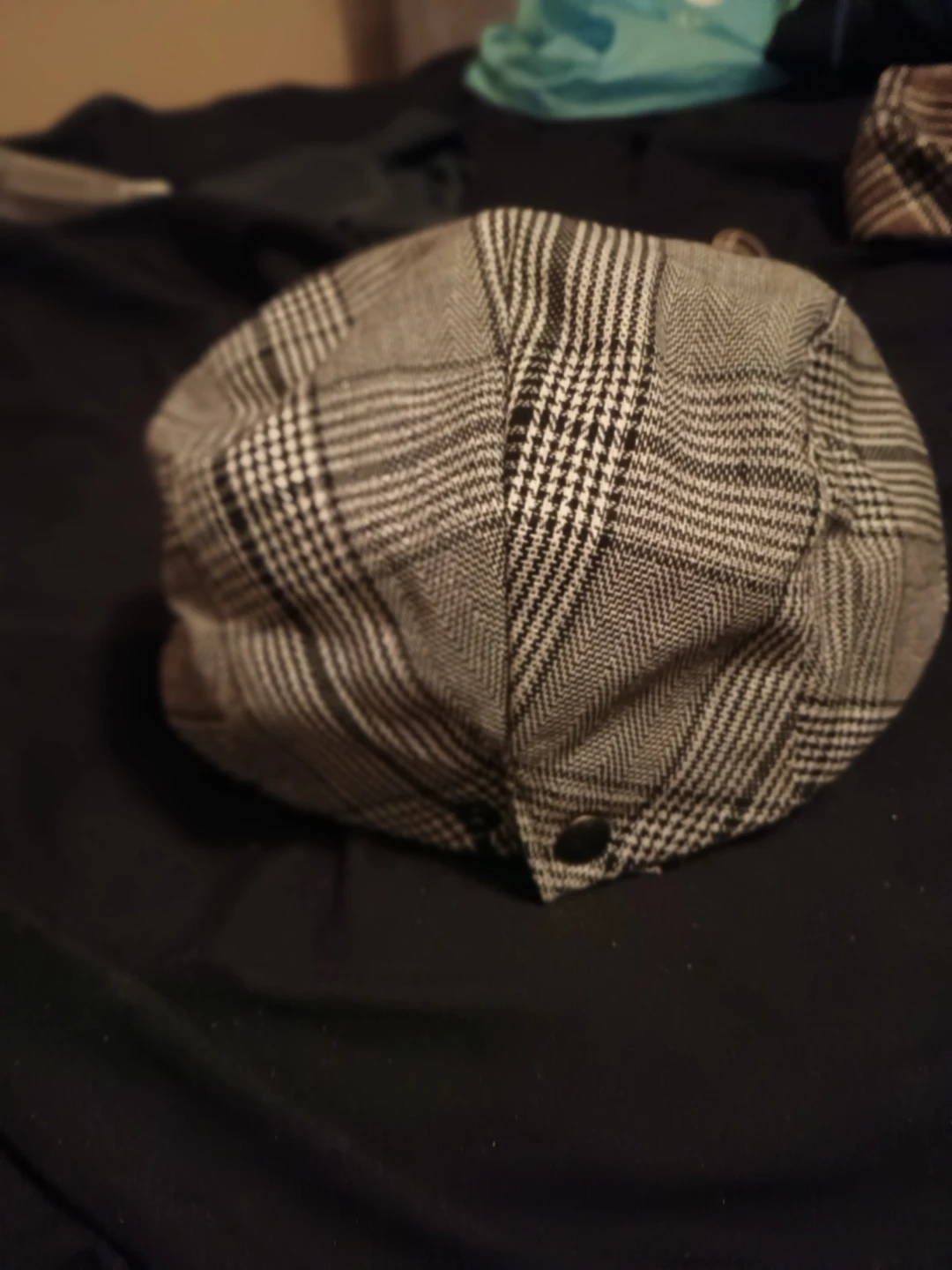 Grey Plaid Flat Cap - photo 2