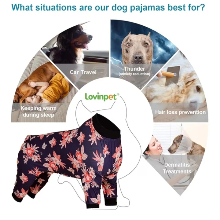 NEW!   LovinPet Dog Pajamas (3 designs and sizes)