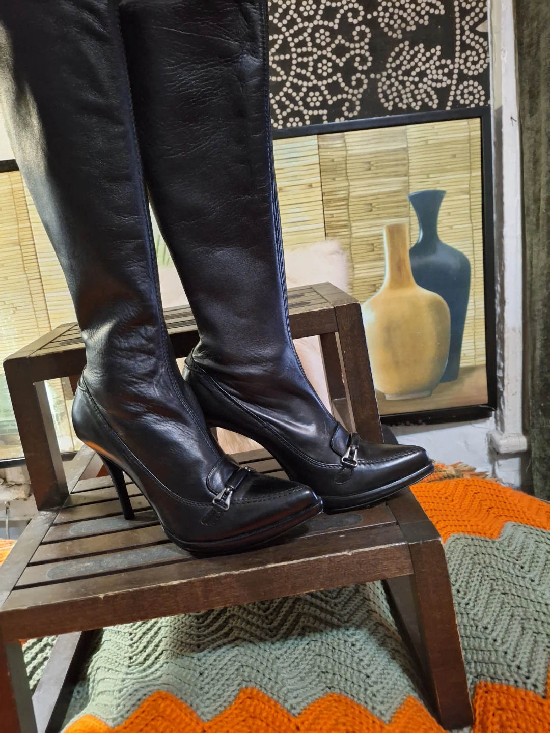 Gianni Bravo  knee high boots made in Italy - photo 5
