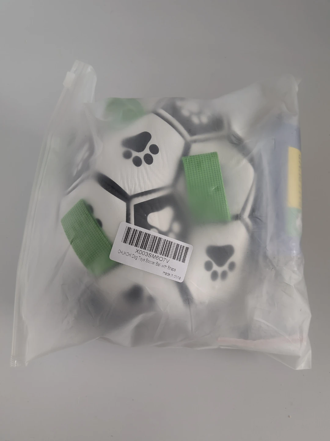CHUKCHI Dog Soccer Ball with Straps Interactive Toy (8 inch) - photo 5