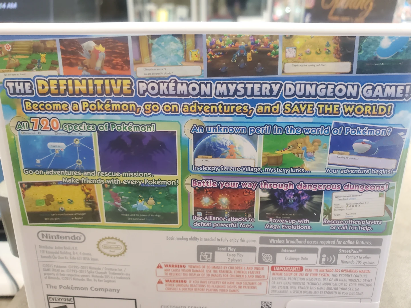 Nintendo 3DS Pokemon Super Mystery Dungeon Game - photo 2