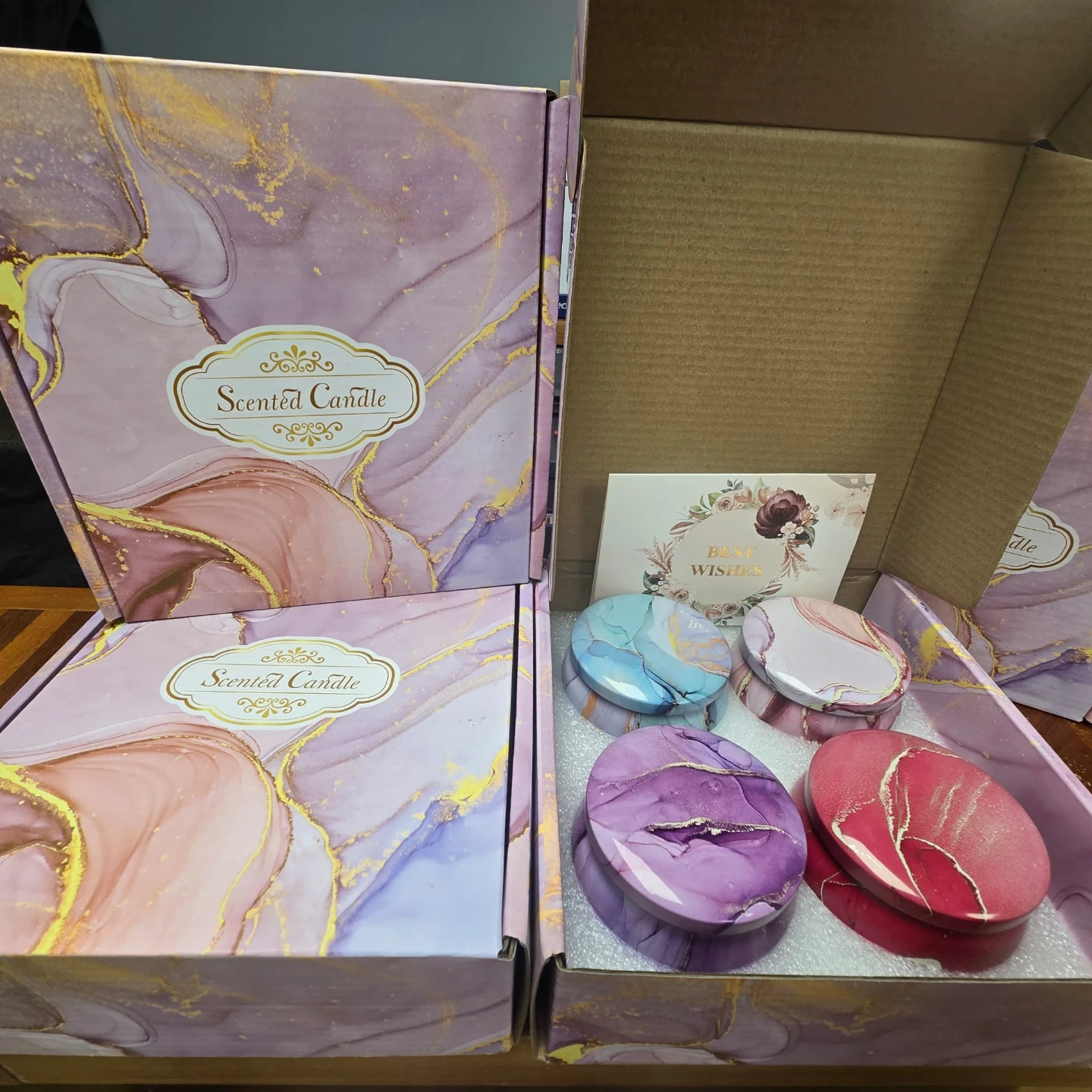 💐 Scented Candles Gift Set - 4 Pack