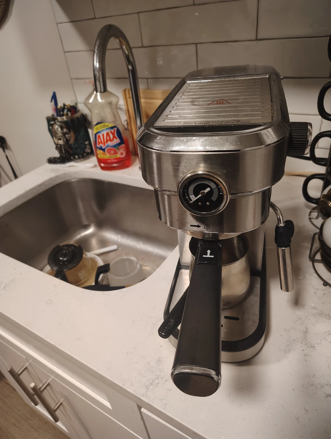 Espresso Machine with Steam Wand