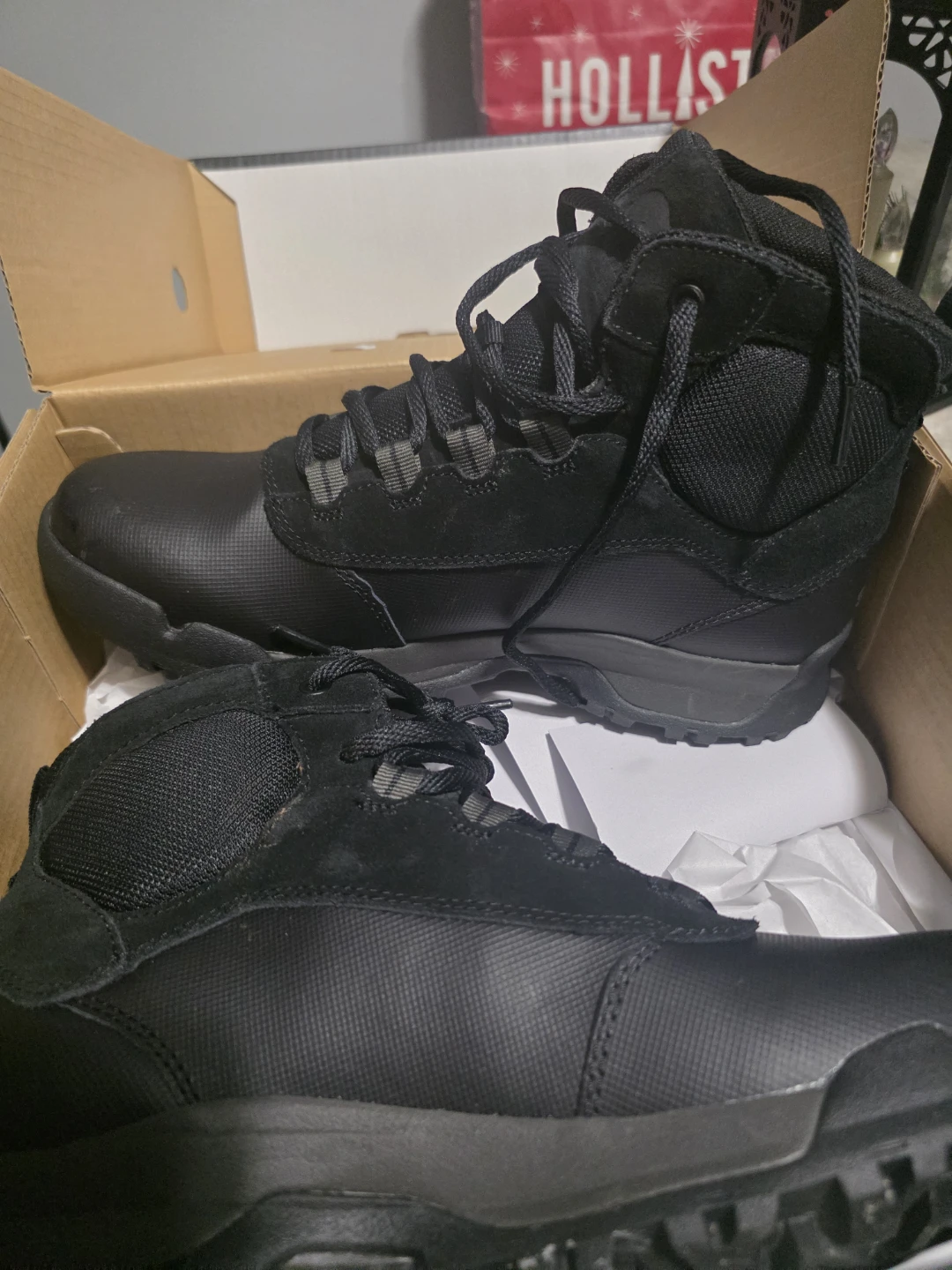 Sorel Buxton Lite Lace WP Boots - Black - Men's Size 9 - photo 3