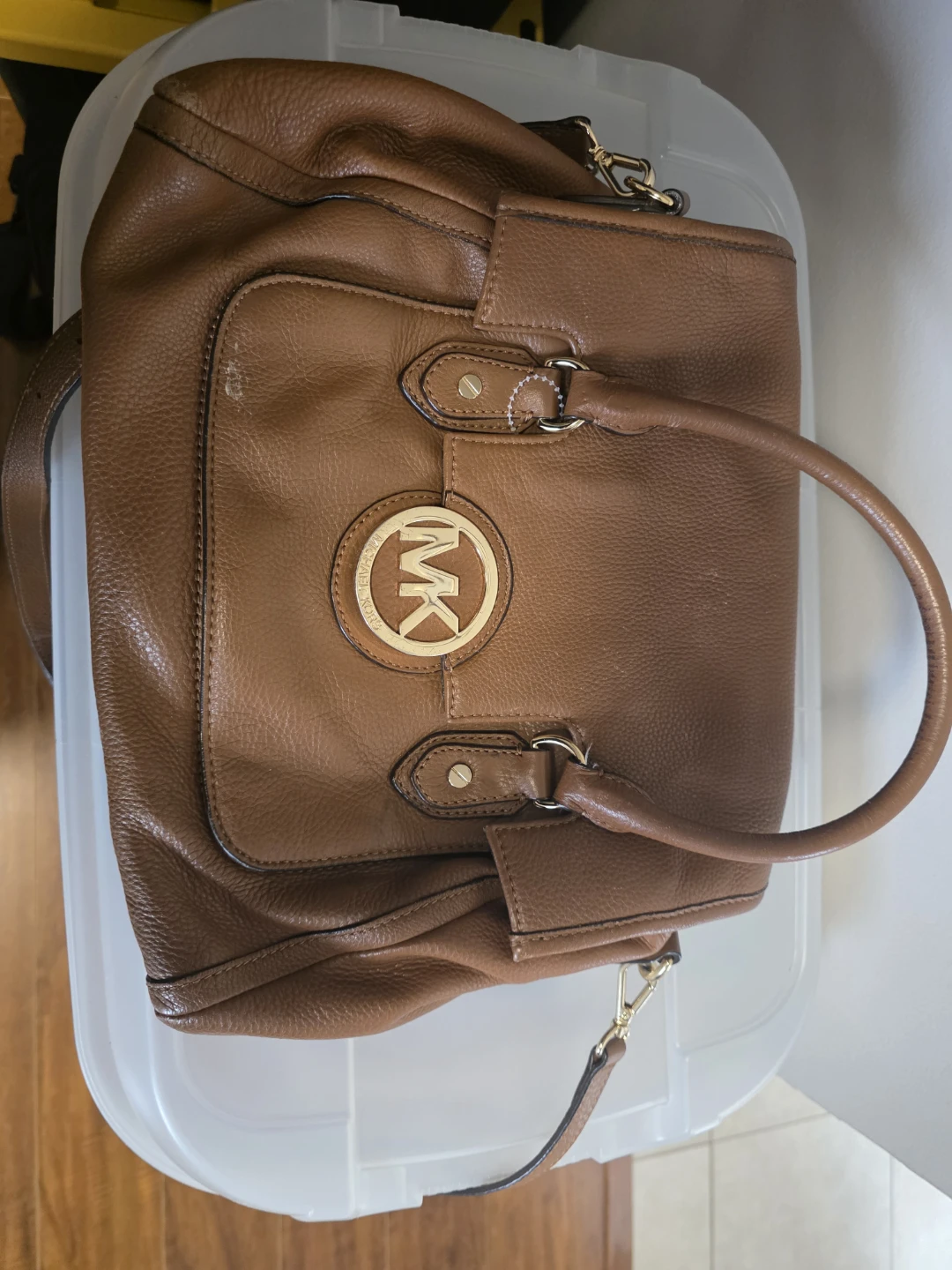 Michael Kors Leather Satchel Bag - Brown - photo 2