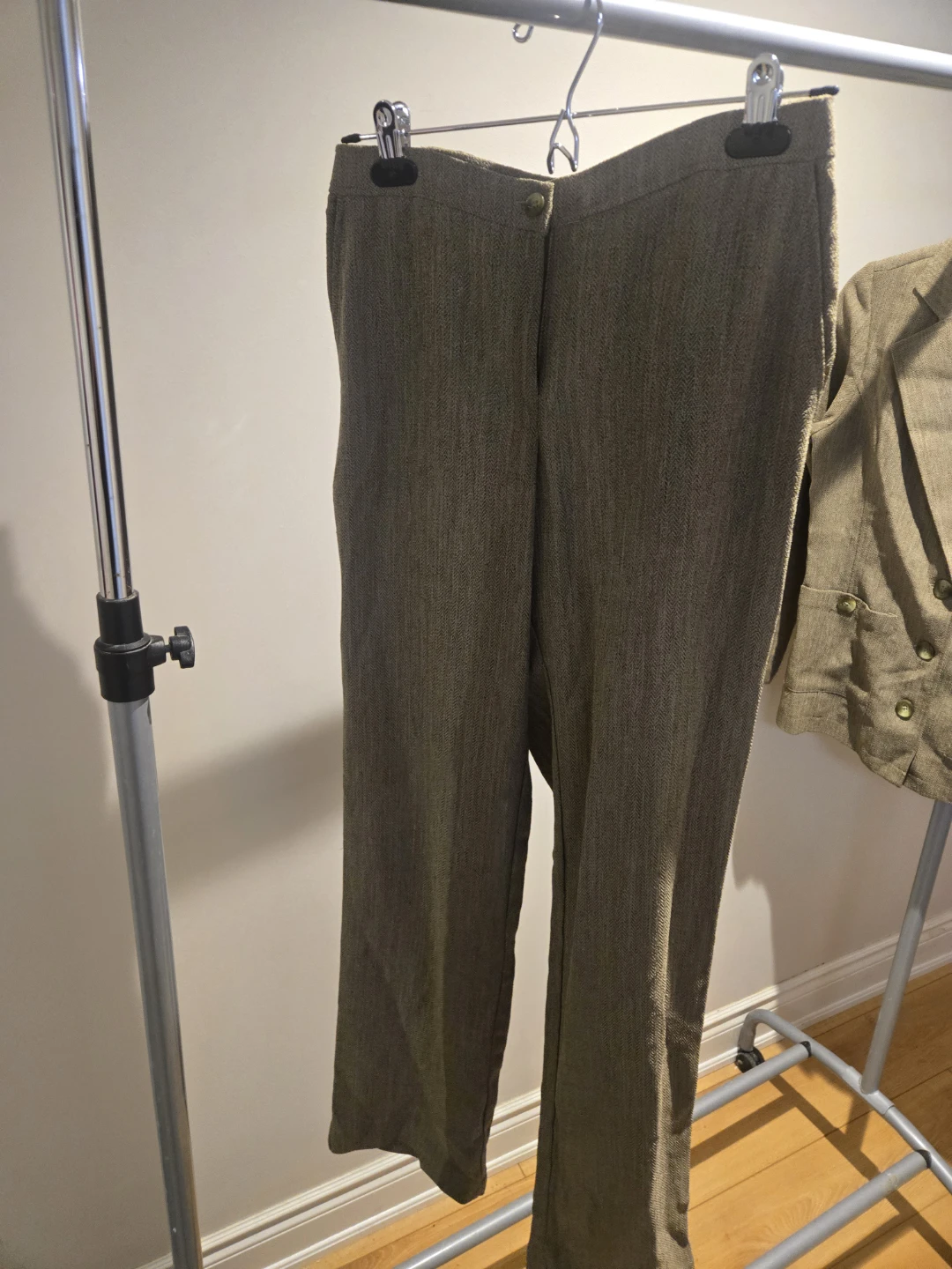 Linea by Louis Dell'Olio Women's Blazer and Pants Set - Khaki - photo 3