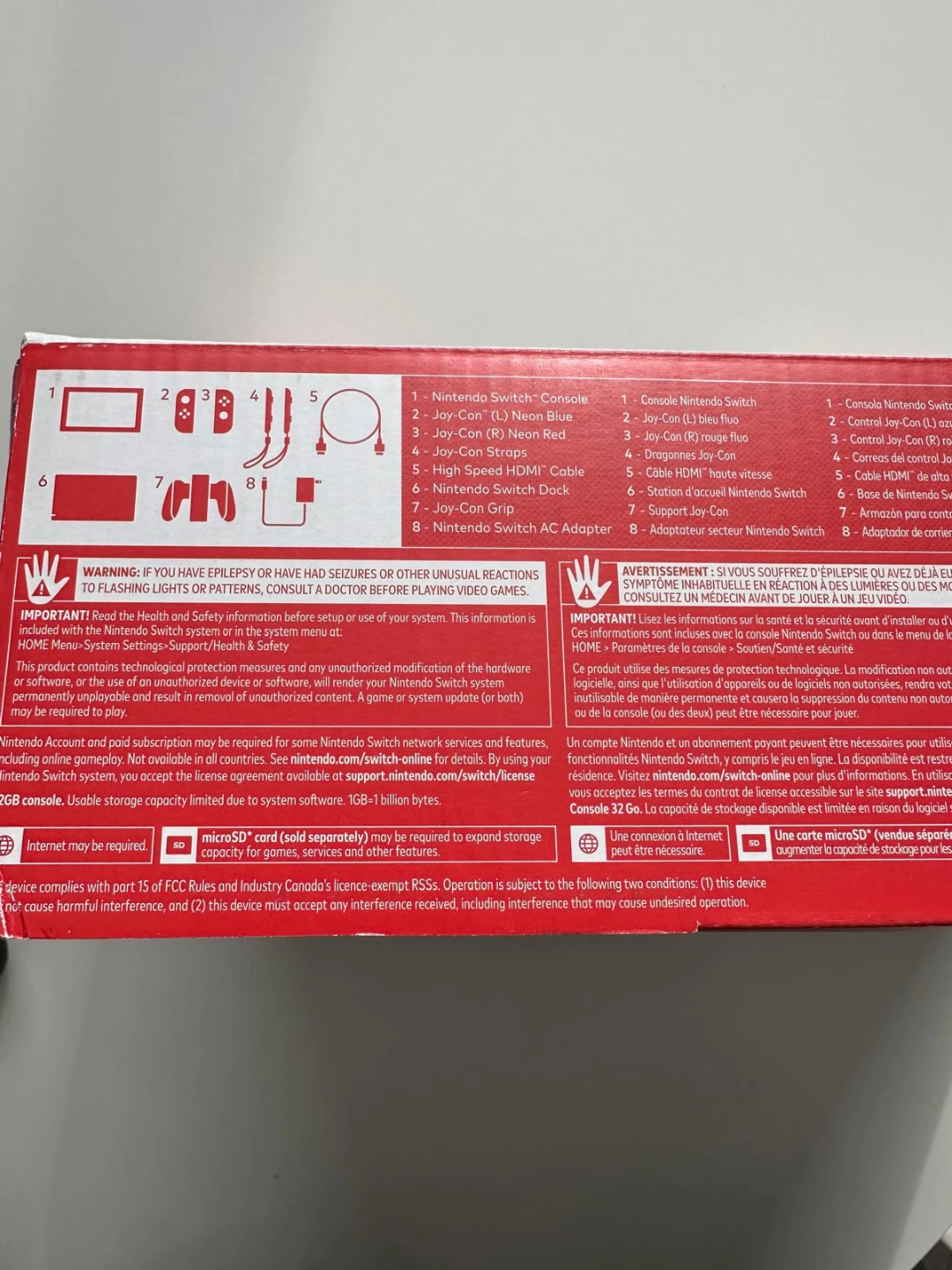 Nintendo Switch Console with Controllers and Dock - photo 2