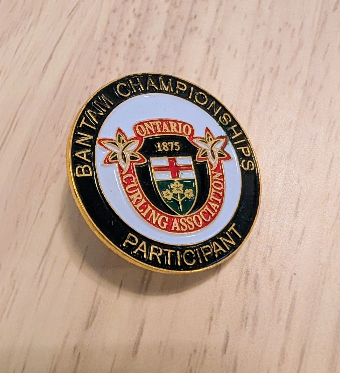 Brand New Ontario Curling Association Bantam Championships Pin