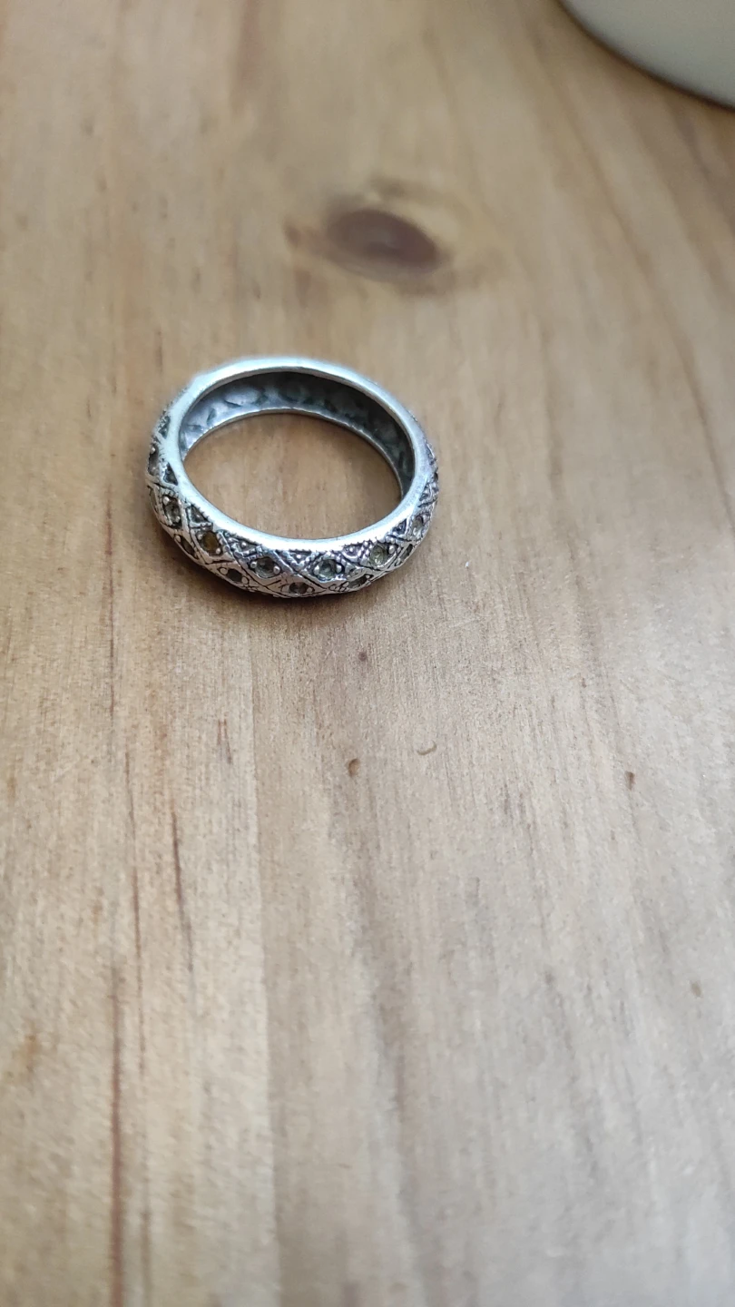 Vintage Sterling Silver Ring with Marcasite Accents