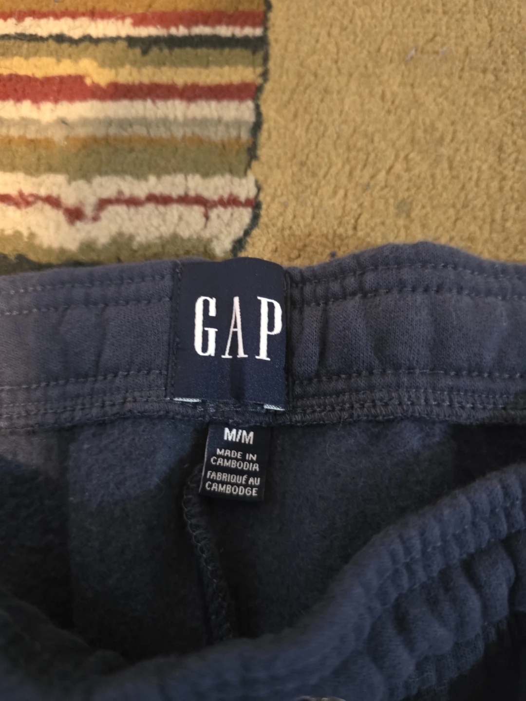 Gap 1969 Navy Joggers Sweatpants Size M/M - photo 3